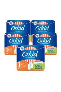 Orkid Ultra Extra Hijyenik Normal Ped 5'li Paket