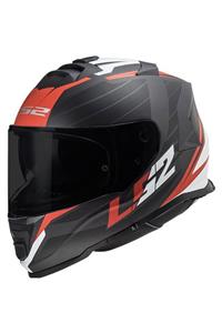 LS2 Unisex Kırmızı Storm Nerve Mat  Kask