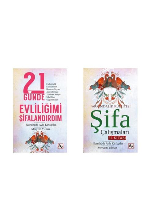 Az Kitap 21 Günde Evliliğimi Şifalandırdım + Farkındalık Külliyesi Şifa Çalışmaları El Kitabı Set