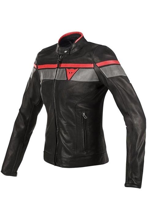 Dainese Unisex Siyah Suni  Deri  Motorcu Montu
