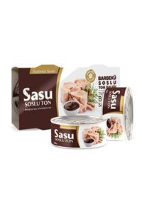 SASU SOSLUTON Sasu Barbekü Soslu Ton Balığı 12x160g Bütün Dilim