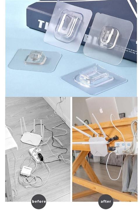 AnkaShop 2li Set Geçmeli Klips Eşya Sabitleme Askısı Tablo Ayna Resim Sabitleme Aparatı