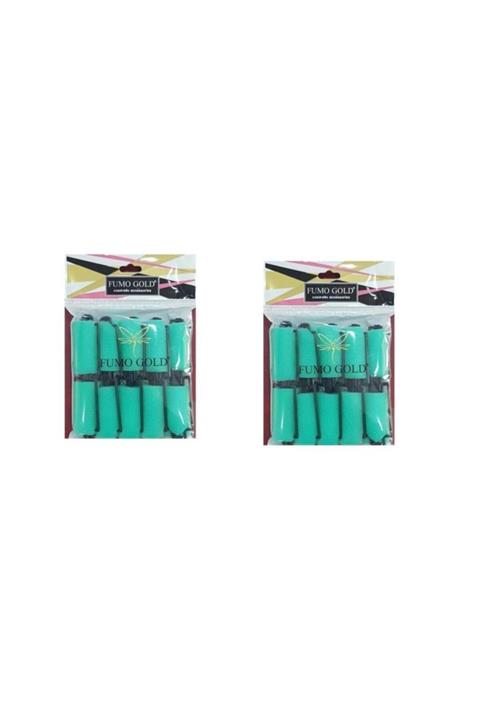 FUMO Sünger Bigudi Yeşil 10lu X 2 Paket