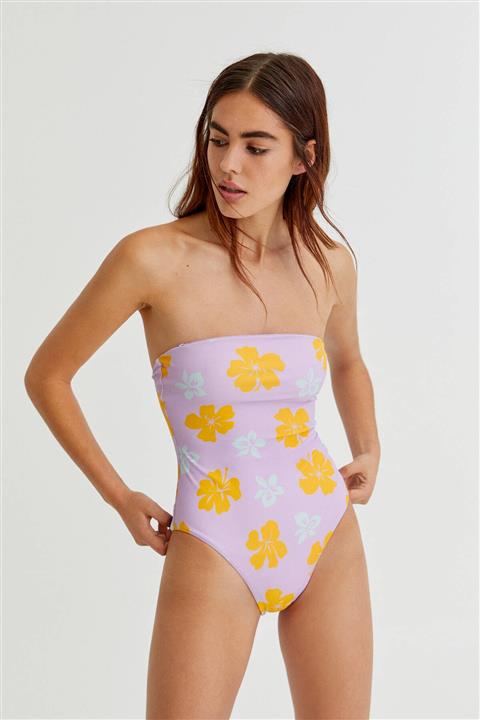 Pull & Bear Hawaii Çiçek Baskılı Mayo