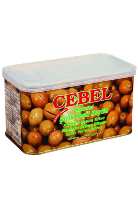 Cebel 1000 gr Çizik Yeşil Zeytin