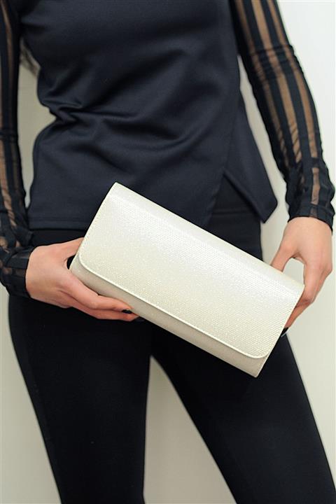 WMİLANO Sedef Simli Kadın Abiye Çanta