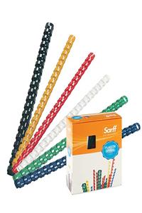 SARFF Bind Plastik Spiral 16mm  Kırmızı