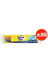 Koroplast Güçlü Battal Boy 10lu Çöp Torbası X 20 Paket (72*95 Cm)