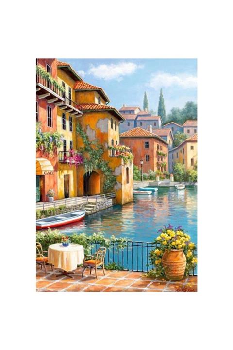 LİLYHOBBYLAND Sayılarla Boyama 70*90 Cm (çerçeveli-büyük Boy ) Tuval: Şirin Kasaba 2