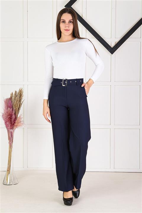 Vitalite Kadın Lacivert Ispanyol Paça