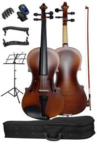Midex Lma-644ntys Profesyonel Keman 4/4 Tam Boy Nota Sehpası Yastık Tuner Çanta Yay Reçine