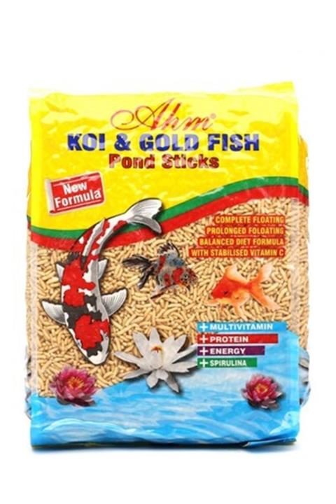 Ahm Koi Goldfish Naturel Pond Sticks 1 Kg