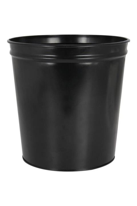 Mimaks Çöp Kovası Metal Siyah D-1