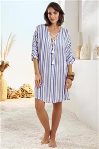 Pierre Cardin Desenli V Yaka Vual Tunik 211848 Desenli