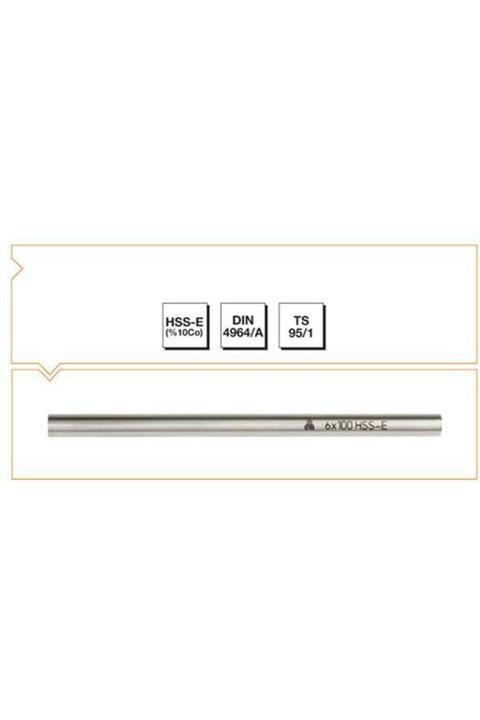 Makina Takım Yuvarlak Kesitli Torna Kalemi 12x160 Hss E %10co Dın 4964/a