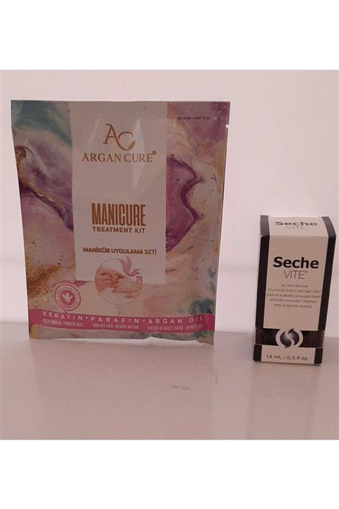Argan Cure Manikür Seti + Seche Vite 14 Ml