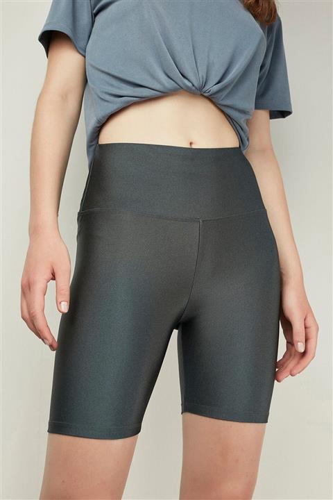 Penti Antrasit Shiny Biker Şort