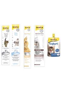 Gimcat Taurine + Kitten Paste 50 g + Multi Vitamin Paste + Anti-hairball Malt 100 g + Kedi Pudingi 150 g