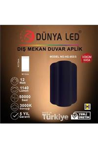 DÜNYA LED Hs.653/3 12w Dış Mekan Ledli Duvar Apliği Ip54