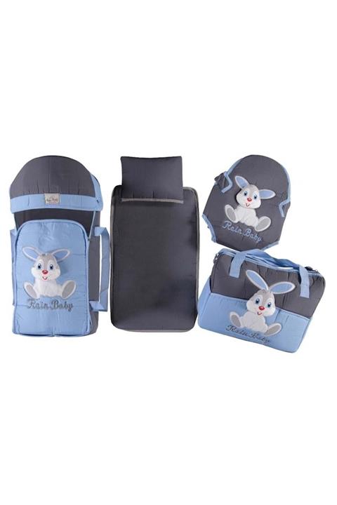 ŞAMATA PARTİ EVİ Bebek Taşıma Seti 5 Parça Renk Seçenekli Fiyat Avantajlı Tavşan Temalı