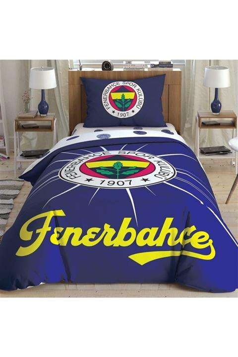 Taç Lisanslı Fenerbahçe Light Glow Tek Kişilik Nevresim Takımı