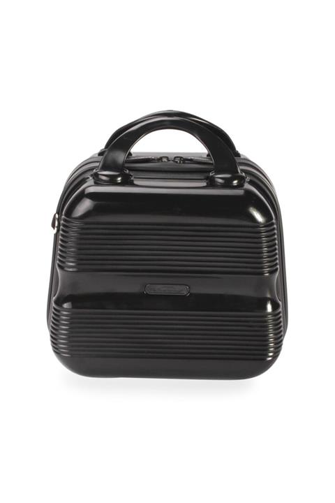 HEYBECİ ÇANTA Kadın Siyah Makyaj Valizi & Çanta