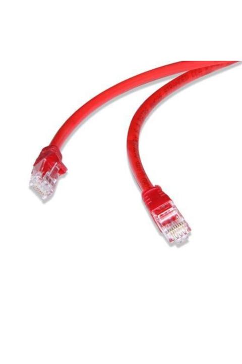 FLAXES Fnk-615k 15mt Cat6 Patch Kablo Kırmızı