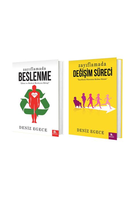 Egece Yayınları Deniz Egece Zayıflamada Beslenme - Zayıflamada Değişim Süreci 2 Kitap Set