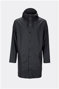 Rains Long Jacket Black 1202-01_RNS