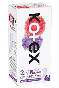 Kotex Marka: 2 In 1 Regl + Günlük Mesane Pedi 22'li Kategori: Günlük Ped