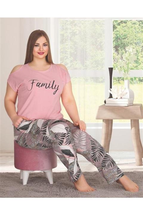 MASSİMO BAZAAR Kadın Büyük Beden Pijama Takımı / Women's Plus Size Pajama Sets