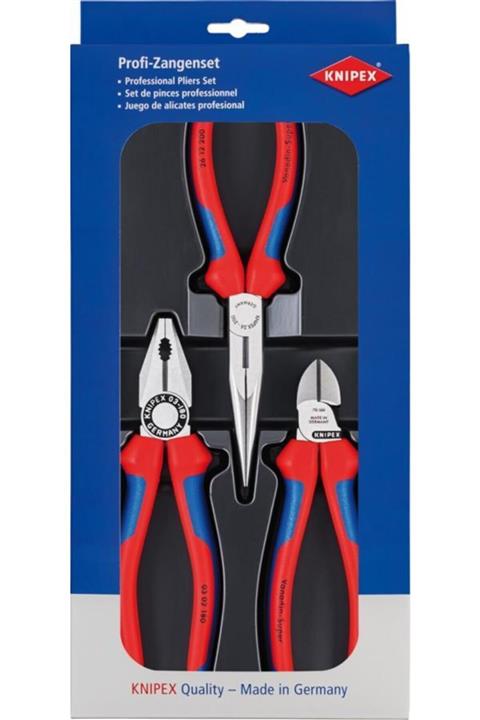 Knipex 00 20 11 Montaj Pense Seti, 3 Parçalı