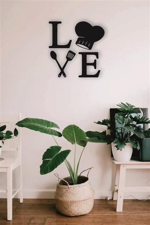 Dekotadan Love Lazer Kesim Ahşap Duvar Dekoru