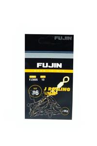 Fujin J Rolling Snap Bilyalı Kilitli Klips Black Nickel