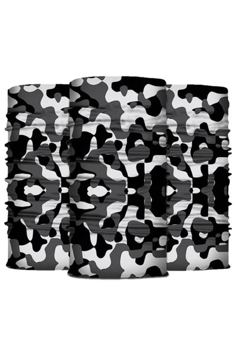 Knmaster Bandana Boyunluk Maske Saç Bandı 3'lü Paket