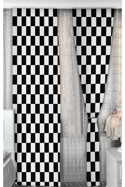 Bebişim Halı Dama Desenli 70x260 Bh1394 Fon Perde