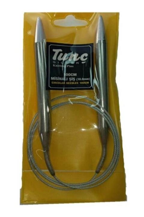 Tunç 100 cm Çelik Misinalı Şiş 10 mm