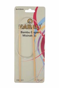 Yabalı Bambu Gagalı Misinalı Örgü Şiş 60 cm Ybl341 Standart