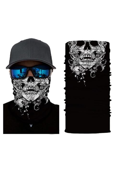 Knmaster Wyatt Buff Bandana Boyunluk Maske Saç Bandı 3'lü Paket
