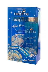 CIRE ASEPTINE Vücut Losyonu 200ml + Vücut Spreyi 200ml Set Aqua Diamond