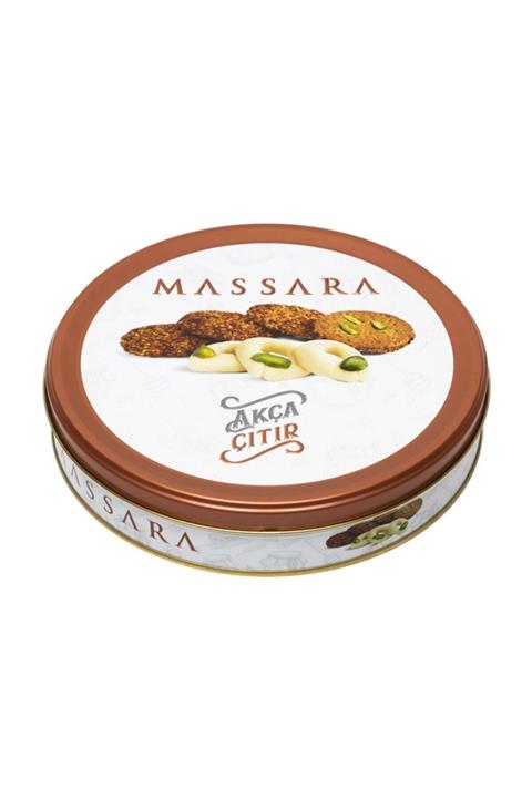 Massara Akça Çıtır Antep Fıstıklı Susamlı Ballı Karışık Terayağlı Kurabiye 400gr