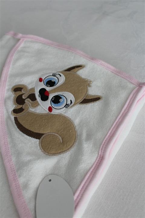 MİSİMOSİ BABY Minik Sincap Örme Bebek Havlusu Bebek Havlu Kundak Seti