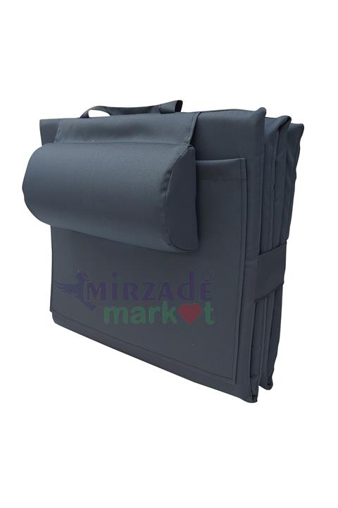 mirzade Lüks Plaj Minderi Çanta Katlanır Su Geçirmez-koyu Gri