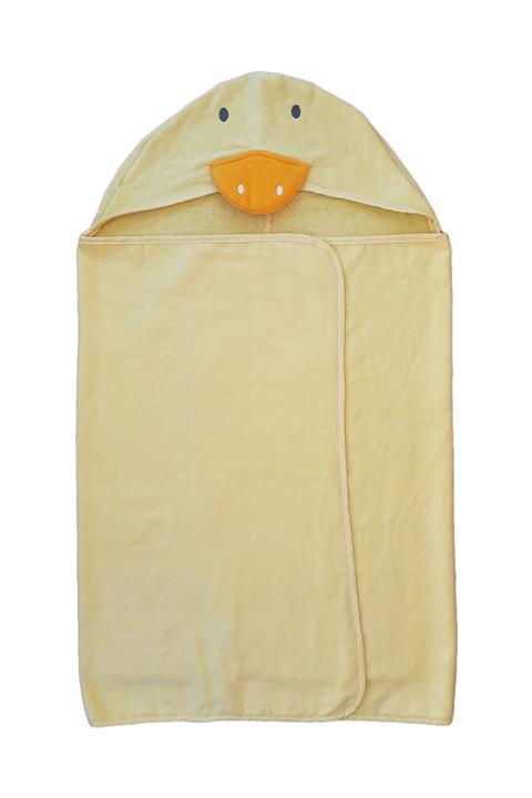 Elmira Textile Bebek Kundak Banyo Havlusu Civciv Bebek Havlusu 70x130