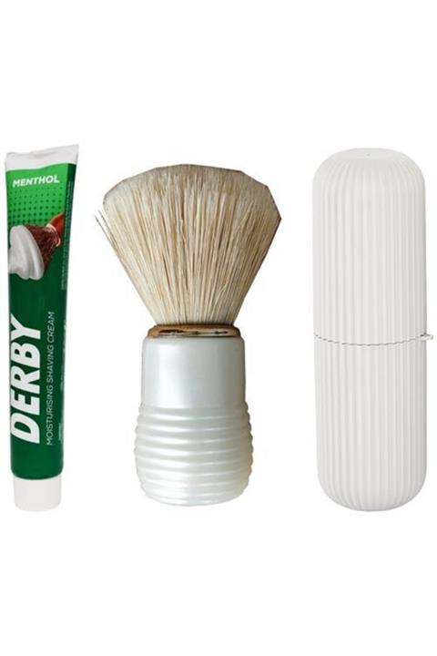 Transformacion Derby Tıraş Kremi Sedef Tıraş Fırçası Özel Kutulu Set