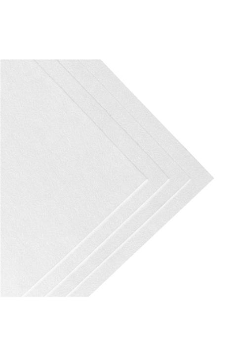 betüşce Beyaz Renginde Ince Keçe 1mm Kalınlığında (1mt X 85 Cm Boyutunda)