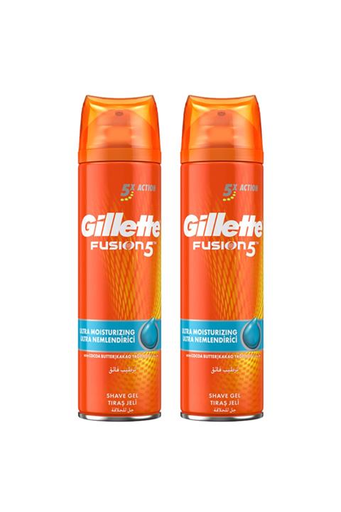 Gillette Fusion Tıraş Jeli Ultra Nemlendirici 200 Ml X 2'li Paket