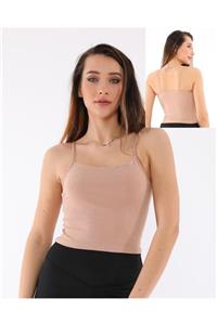 missmaral Crop Basic Omuz Kesmeyen Askılı Atlet