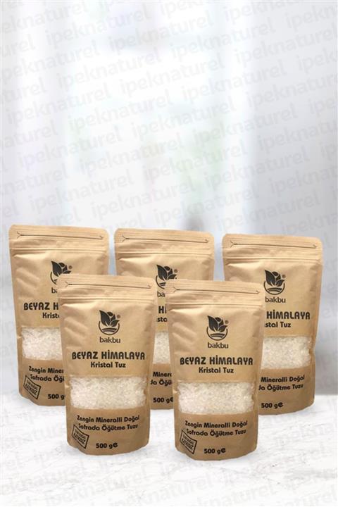 İpek Naturel Bakbu Beyaz Himalaya Kristal Tuz 5'li Set