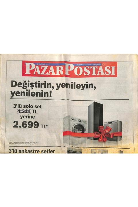 Gökçe Koleksiyon Posta Gazetesi Pazar Eki 12 Haziran 2011 - Efsane Boksörün Hayatı Kitap Oldu